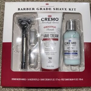 Cremo Company Barber Grade Shave Kit Full Size MEN'S Gift Set Brand New